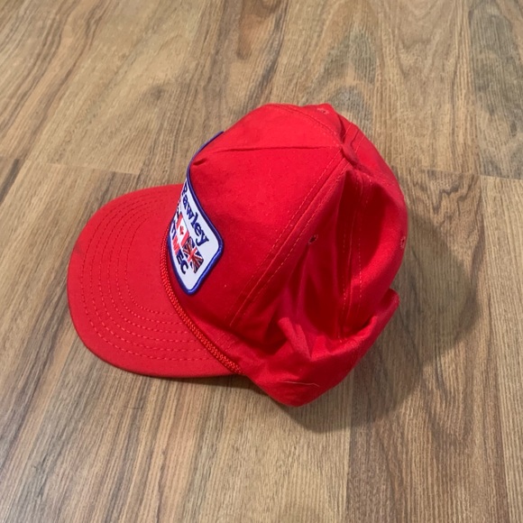 Vintage P Cap Trucker Hat Esso Fawley Petroleum Refinery Patch Cap Adjustable - Picture 2 of 7